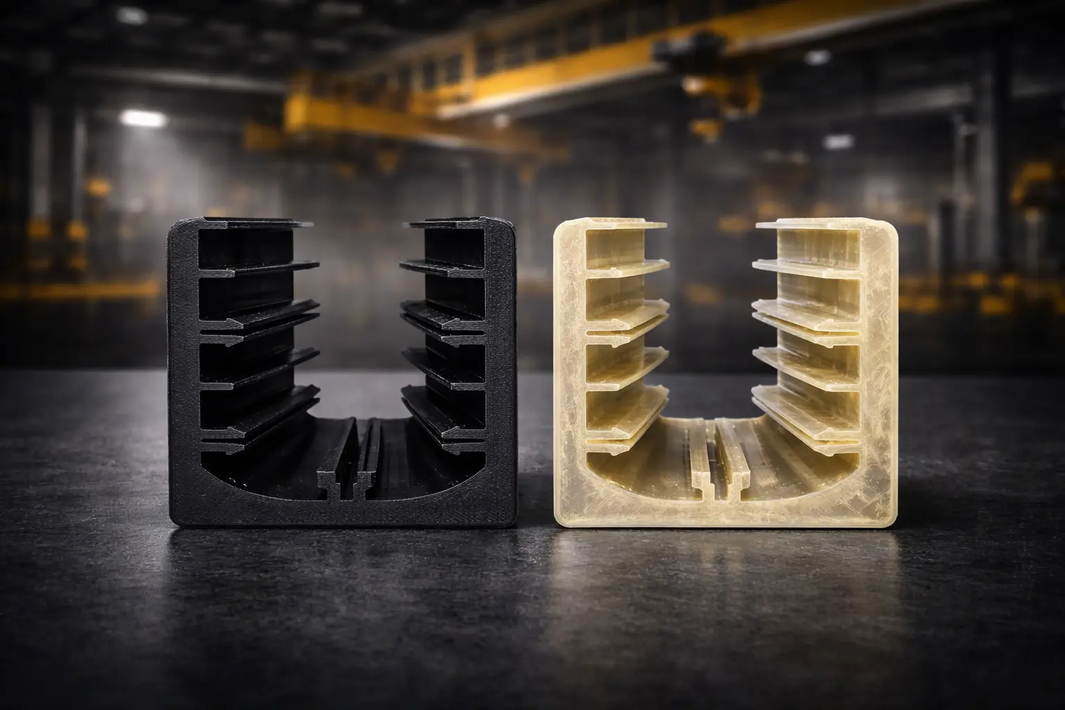 Additiv nachgefertigtes Ersatzteil für einen Hallenkran