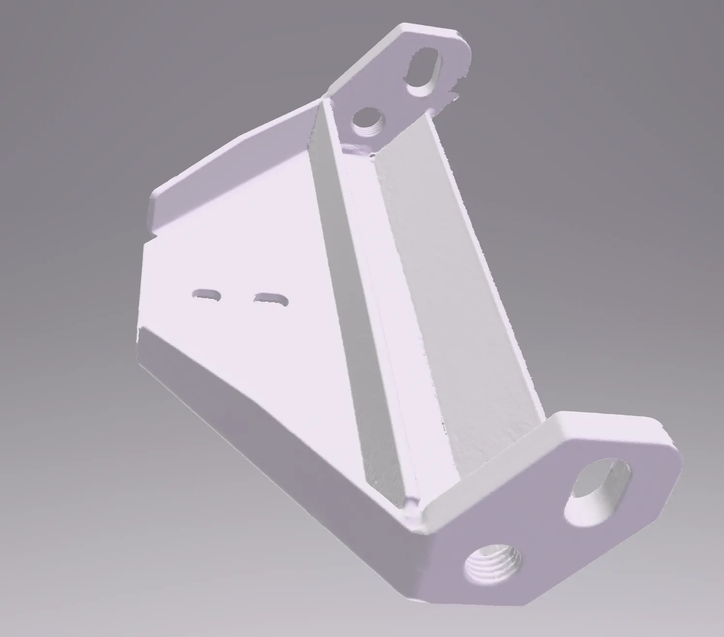 Mesh-Modell des gescannten Bauteils